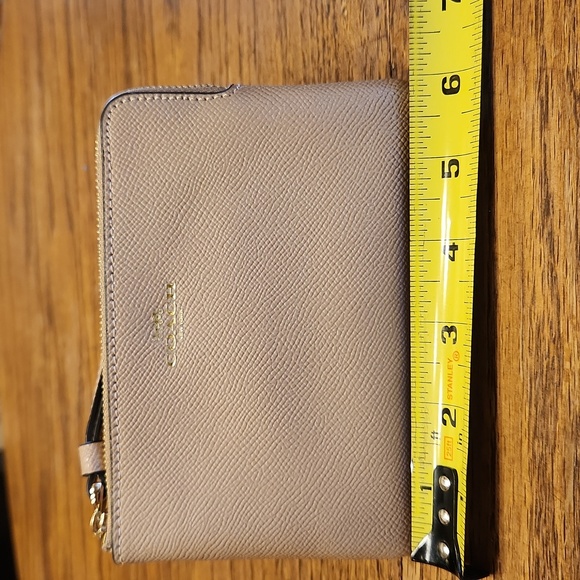 Coach Taupe Wristlet - Picture 6 of 7